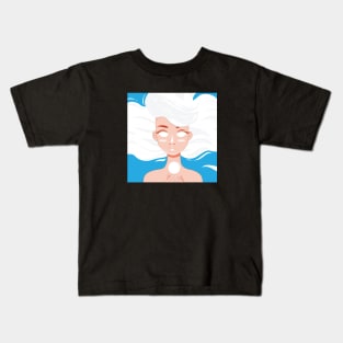 Woman With Healing Power Kids T-Shirt